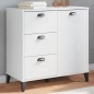 vidaXL Sideboard VIKEN Weiß 80x40x80 cm Massivholz Kiefer vidaXL Sideboard VIKEN Weiß 80x40x80 cm Massivholz Kiefer