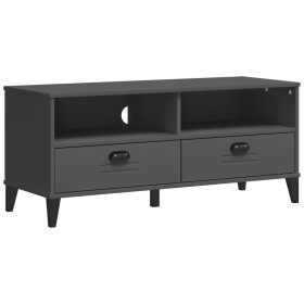 vidaXL TV-Schrank VIKEN Anthrazit Massivholz Kiefer
