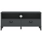 vidaXL TV-Schrank VIKEN Anthrazit Massivholz Kiefer vidaXL TV-Schrank VIKEN Anthrazit Massivholz Kiefer