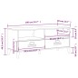 vidaXL TV-Schrank VIKEN Anthrazit Massivholz Kiefer vidaXL TV-Schrank VIKEN Anthrazit Massivholz Kiefer