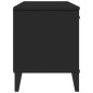 vidaXL Schuhbank VIKEN Schwarz 106x35x45 cm Massivholz Kiefer vidaXL Schuhbank VIKEN Schwarz 106x35x45 cm Massivholz Kiefer