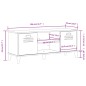 vidaXL Schuhbank VIKEN Schwarz 106x35x45 cm Massivholz Kiefer vidaXL Schuhbank VIKEN Schwarz 106x35x45 cm Massivholz Kiefer