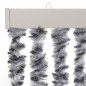 vidaXL Fliegenvorhang Grau, Schwarz und Weiß 100x230 cm Chenille vidaXL Fliegenvorhang Grau, Schwarz und Weiß 100x230 cm Chenille