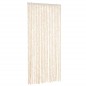 vidaXL Fliegenvorhang Beige und Weiß 100x220 cm Chenille vidaXL Fliegenvorhang Beige und Weiß 100x220 cm Chenille