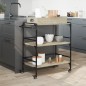 vidaXL Küchenwagen Sonoma-Eiche 81,5x41x92,5 cm Holzwerkstoff vidaXL Küchenwagen Sonoma-Eiche 81,5x41x92,5 cm Holzwerkstoff