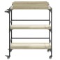 vidaXL Küchenwagen Sonoma-Eiche 81,5x41x92,5 cm Holzwerkstoff vidaXL Küchenwagen Sonoma-Eiche 81,5x41x92,5 cm Holzwerkstoff