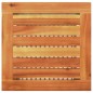 vidaXL Gartentisch Grau 40x40x42 cm Poly Rattan Akazienholz vidaXL Gartentisch Grau 40x40x42 cm Poly Rattan Akazienholz