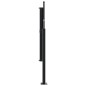 vidaXL Seitenmarkise Ausziehbar Braun 100x300 cm vidaXL Seitenmarkise Ausziehbar Braun 100x300 cm