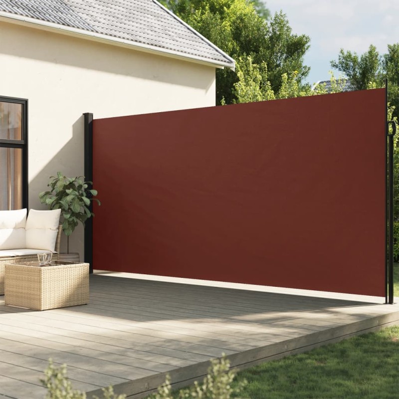 vidaXL Seitenmarkise Ausziehbar Braun 200x300 cm vidaXL Seitenmarkise Ausziehbar Braun 200x300 cm