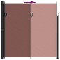 vidaXL Seitenmarkise Ausziehbar Braun 200x300 cm vidaXL Seitenmarkise Ausziehbar Braun 200x300 cm