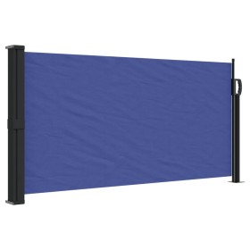 vidaXL Seitenmarkise Ausziehbar Blau 100x500 cm