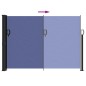 vidaXL Seitenmarkise Ausziehbar Blau 140x500 cm vidaXL Seitenmarkise Ausziehbar Blau 140x500 cm