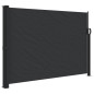 vidaXL Seitenmarkise Ausziehbar Schwarz 140x500 cm vidaXL Seitenmarkise Ausziehbar Schwarz 140x500 cm