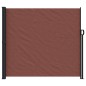 vidaXL Seitenmarkise Ausziehbar Braun 180x500 cm vidaXL Seitenmarkise Ausziehbar Braun 180x500 cm