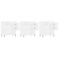 vidaXL Sideboards 3 Stk. Weiß Holzwerkstoff vidaXL Sideboards 3 Stk. Weiß Holzwerkstoff