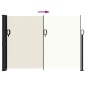 vidaXL Seitenmarkise Ausziehbar Creme 140x600 cm vidaXL Seitenmarkise Ausziehbar Creme 140x600 cm