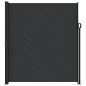 vidaXL Seitenmarkise Ausziehbar Schwarz 220x600 cm vidaXL Seitenmarkise Ausziehbar Schwarz 220x600 cm