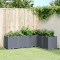 vidaXL Pflanzkübel Grau 160x120x53 cm PP vidaXL Pflanzkübel Grau 160x120x53 cm PP