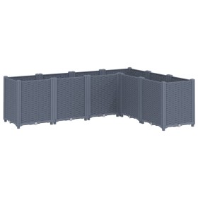 vidaXL Pflanzkübel Grau 160x120x53 cm PP