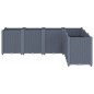 vidaXL Pflanzkübel Grau 160x120x53 cm PP vidaXL Pflanzkübel Grau 160x120x53 cm PP