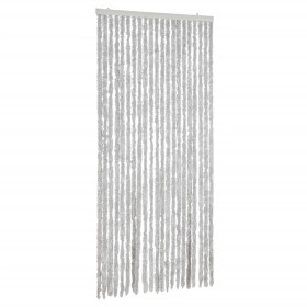 vidaXL Fliegenvorhang Grau 100x230 cm Chenille