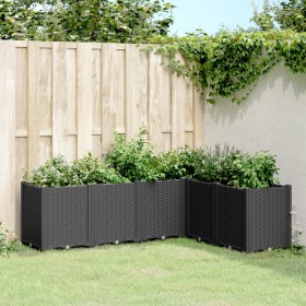 vidaXL Pflanzkübel Schwarz 160x120x53 cm PP