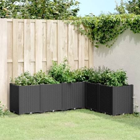 vidaXL Pflanzkübel Schwarz 160x120x53 cm PP