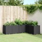 vidaXL Pflanzkübel Schwarz 160x120x53 cm PP vidaXL Pflanzkübel Schwarz 160x120x53 cm PP