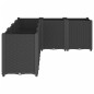 vidaXL Pflanzkübel Schwarz 160x120x53 cm PP vidaXL Pflanzkübel Schwarz 160x120x53 cm PP