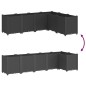 vidaXL Pflanzkübel Schwarz 160x120x53 cm PP vidaXL Pflanzkübel Schwarz 160x120x53 cm PP