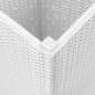 vidaXL Pflanzkübel 4 Stk. Weiß 32,5x32,5x57 cm PP vidaXL Pflanzkübel 4 Stk. Weiß 32,5x32,5x57 cm PP