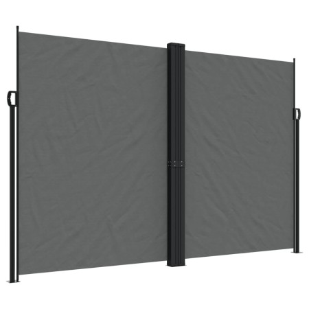 vidaXL Seitenmarkise Ausziehbar Anthrazit 220x600 cm