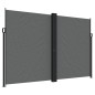 vidaXL Seitenmarkise Ausziehbar Anthrazit 220x600 cm vidaXL Seitenmarkise Ausziehbar Anthrazit 220x600 cm