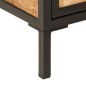 vidaXL 2-tlg. Badmöbel-Set Eisen und Massivholz Mango vidaXL 2-tlg. Badmöbel-Set Eisen und Massivholz Mango