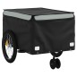 vidaXL Fahrradanhänger Schwarz und Grau 45 kg Eisen vidaXL Fahrradanhänger Schwarz und Grau 45 kg Eisen