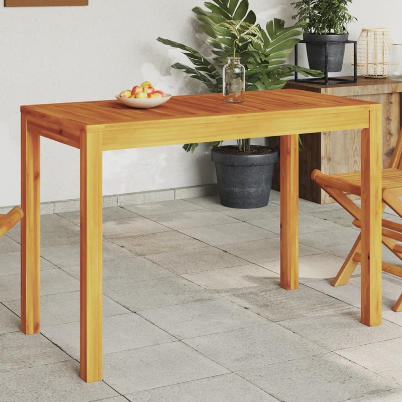 vidaXL Garten-Esstisch 110x55x75 cm Massivholz Akazie vidaXL Garten-Esstisch 110x55x75 cm Massivholz Akazie