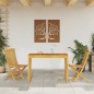 vidaXL Garten-Esstisch 110x55x75 cm Massivholz Akazie vidaXL Garten-Esstisch 110x55x75 cm Massivholz Akazie