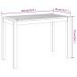 vidaXL Garten-Esstisch 110x55x75 cm Massivholz Akazie vidaXL Garten-Esstisch 110x55x75 cm Massivholz Akazie