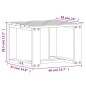 vidaXL 3-tlg. Garten-Lounge-Set Massivholz Douglasie vidaXL 3-tlg. Garten-Lounge-Set Massivholz Douglasie