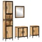 vidaXL 4-tlg. Badmöbel-Set Eisen und Massivholz Mango vidaXL 4-tlg. Badmöbel-Set Eisen und Massivholz Mango