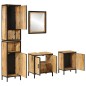 vidaXL 4-tlg. Badmöbel-Set Eisen und Massivholz Mango vidaXL 4-tlg. Badmöbel-Set Eisen und Massivholz Mango