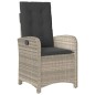 vidaXL 7-tlg. Garten-Essgruppe mit Kissen Hellgrau Poly Rattan vidaXL 7-tlg. Garten-Essgruppe mit Kissen Hellgrau Poly Rattan