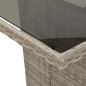 vidaXL 7-tlg. Garten-Essgruppe mit Kissen Hellgrau Poly Rattan vidaXL 7-tlg. Garten-Essgruppe mit Kissen Hellgrau Poly Rattan