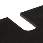 vidaXL Waschbeckenunterschrank Schwarz 62x33x58 cm Massivholz Mango vidaXL Waschbeckenunterschrank Schwarz 62x33x58 cm Massivholz Mango