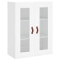 Highboard Weiß 69,5x34x180 cm Holzwerkstoff Highboard Weiß 69,5x34x180 cm Holzwerkstoff