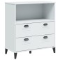vidaXL Bücherschrank VIKEN Weiß 80x40x90 cm Massivholz Kiefer vidaXL Bücherschrank VIKEN Weiß 80x40x90 cm Massivholz Kiefer