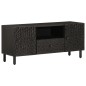 vidaXL TV-Schrank Schwarz 105x33x46 cm Massivholz Mango vidaXL TV-Schrank Schwarz 105x33x46 cm Massivholz Mango