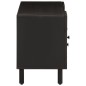 vidaXL TV-Schrank Schwarz 105x33x46 cm Massivholz Mango vidaXL TV-Schrank Schwarz 105x33x46 cm Massivholz Mango