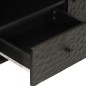 vidaXL TV-Schrank Schwarz 105x33x46 cm Massivholz Mango vidaXL TV-Schrank Schwarz 105x33x46 cm Massivholz Mango