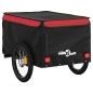 vidaXL Fahrradanhänger Schwarz und Rot 30 kg Eisen vidaXL Fahrradanhänger Schwarz und Rot 30 kg Eisen